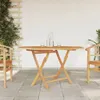 vidaXL Gartentisch Klappbar 120x120x75 cm Massivholz Teak Produktbild-Vorschau 13