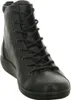 A black leather lace-up boot is shown from a side-front angle against a white background. Produktbild-Vorschau