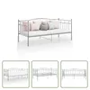 The Living Store Schlafsofa Bettgestell Grau Metall 90x200 Produktbild-Vorschau 9