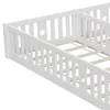 ProximaX Weißes Doppelbodenbett mit Zaun 90x200cm, Produktbild-Vorschau 7
