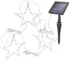 A solar-powered string of star-shaped lights with a ground stake. Produktbild-Vorschau