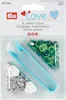 Stiskací knoflíky + narážeč Jersey, Prym Love, 8 mm, 21 ks, Náhled obrázku produktu 1