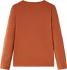vidaXL Kinder-Langarmshirt Cognac 128 Produktbild-Vorschau 1