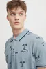 Blend 20715468 Polo Herren Poloshirt Polohemd Palmenmuster Produktbild-Vorschau 4