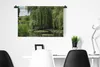 MuchoWow® Wandteppich Wandbehang Seerosen im Wasser mit Produktbild-Vorschau 4