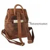 Leder Rucksack Laptop-Tasche Retro Segeltuch Vintage Produktbild-Vorschau 3