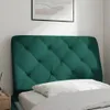 The Living Store Kopfteil-Kissen Dunkelgrün 90 cm Samt Produktbild-Vorschau 4