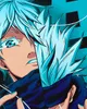 BaumwolleCloud Blue Eyes Herren T-Shirt  anime japan manga Produktbild-Vorschau 2