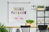 MuchoWow® Wandteppich Wandbehang Flamingo - Sommer - Rosa Produktbild-Vorschau 2