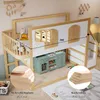 STILVORA Kinderbett 90x200cm mit Treppenschrank, Hochbett Produktbild-Vorschau 5