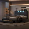INONEFT čalúnená posteľ 160x200 cm s USB portami a Náhľad obrázku produktu 10