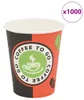 vidaXL 1000 Stk. Einweg-Kaffeebecher Pappe 240 ml (8 oz) Produktbild-Vorschau 7