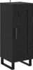 vidaXL Credenza nera look rovere 34,5 x 34 x 180 cm Anteprima dell’immagine prodotto 6