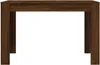 Jídelní stůl Brown Oak Optics 120x60x76 cm Materiál dřeva Náhled obrázku produktu 4