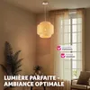 Plafonnier Lignea Lux en bambou, de style bohème, 40W - Voir les images du produit 7