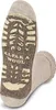 The sole of a sock with grip dots and text. Produktbild-Vorschau