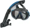 CRESSI Combo Big Eyes+Alpha U.D. BlackAzure Tauchmaske Produktbild-Vorschau 1