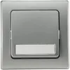 DELPHI Taster mit Namensschild 0-250V/ 10A inkl. Rahmen UP Produktbild-Vorschau 1