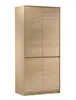 AX LIVING Schlafzimmer Schrank Mormanno S4T – 91 cm, Eiche Produktbild-Vorschau 1