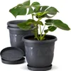 Plastard Blumentopf 3er Set Ø30 cm mit Untersetzer Produktbild-Vorschau 1
