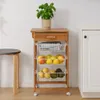 Kuchyňský vozík ACACIA se 4 koši, 89 cm Náhled obrázku produktu 11