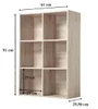 CALICOSY - Étagère de rangement 6 cases - H91,5 x L61,5 cm Voir les images du produit 5