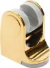 A close-up studio shot of a gold shower head holder. Podgląd zdjęcia produktu