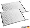 Two white air filters are shown from a diagonal angle against a white background. Anteprima dell’immagine prodotto