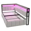 A modern bed frame with LED lighting. Náhled obrázku produktu