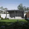 Horizontale Lamellenwand für Pergola | aus Aluminium | 3 Produktbild-Vorschau 4