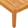 Gartenbank mit Tisch & Dunkelgrauen Kissen Massivholz Produktbild-Vorschau 8
