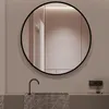 Zrcadlo nástěnné kulaté černý rám loft průměr 70 cm Náhled obrázku produktu 7