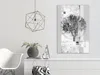 Italienischer Leinwand Leinwandbild - Silver Tree (1 Part) Produktbild-Vorschau 2