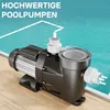 WilTec Poolpumpe 19200 l/h 750 W Schwimmbadpumpe Produktbild-Vorschau 2