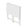 Tavolo pieghevole Maclean bianco piano mobile 100x50cm max. Anteprima dell’immagine prodotto 5