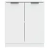 Buffet blanc 60x30x70 cm bois composite Voir les images du produit 3