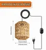 Vintage Hängelampe mit Stecker, E27 Retro Pendelleuchte mit Produktbild-Vorschau 2