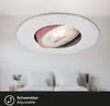 LED Einbauleuchten Schwenkbar 3er Set 5 W silber Kunststoff Produktbild-Vorschau 3
