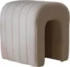 Hocker Taupe Bouclé Sera - Giga Meubel Produktbild-Vorschau 3