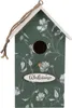 Clayre & Eef Vogelhaus 15x10x22 cm Grün Holz Produktbild-Vorschau 1