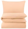Seersucker Bettwäsche 135x200 Einfarbig Apricot Uni Produktbild-Vorschau 8