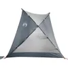 vidaXL Strandzelt Grau 274x178x170/148 cm 185T Polyester Produktbild-Vorschau 6