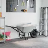 Vozík Strieborná a čierna 141 x 60 x 57 cm Oceľ Náhľad obrázku produktu 4