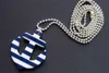 Anker Kette Halskette Miniblings 80cm Maritim Schiff blau Produktbild-Vorschau 3