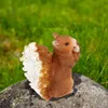 Záhradná figúrka veverička s mláďaťom - detailne Náhľad obrázku produktu 3