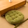 Coussin de sol rond monochrome pour salon Lecture Voir les images du produit 4
