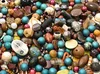 1kg Perlen Mix Bunt 5-40mm - Bastelperlen zum Auffädeln - Produktbild-Vorschau 3