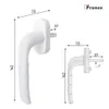 Maniglia per finestra in PVC bianco, interasse 43 mm, Anteprima dell’immagine prodotto 3