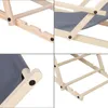 SWANEW Liegestuhl Faltbar Holzliege Gartenliege Gartenstuhl Produktbild-Vorschau 6