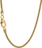 Goldkette Schlangenkette Länge 50cm - Breite 1,4mm - 333-8 Produktbild-Vorschau 4